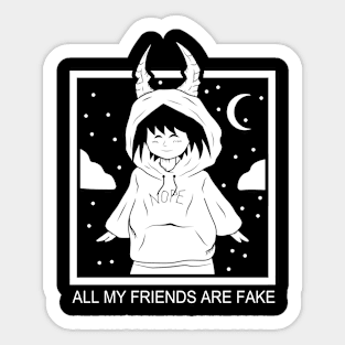 Kawaii girl Sticker